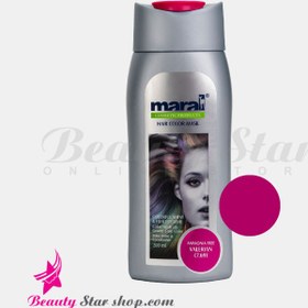 تصویر شامپو رنگساژ مارال (maral) والرین شماره 7.69 حجم 200میل Maral Valerian Hair Color Shampoo number 7.69