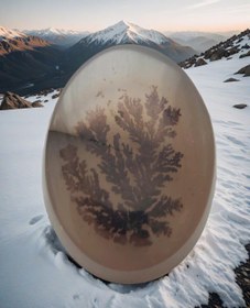 تصویر نگین عقیق شجر کد ۶۹۶ 