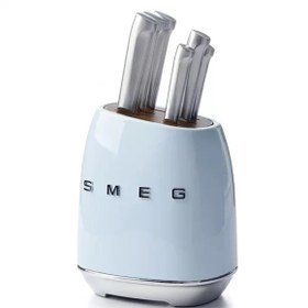 تصویر سرویس چاقوی اسمگ مدل KBSF01 ظرفیت ۷ پارچه رنگ آبی 