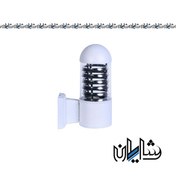 تصویر چراغ دیواری پارکی MB23 بدنه سفید EDC Park wall lamp MB23 white body EDC