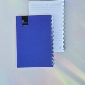تصویر دفتر ۵۰ برگ طلقی رنگی Notebook