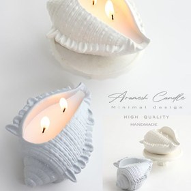 تصویر شمع صدف گوش ماهی 