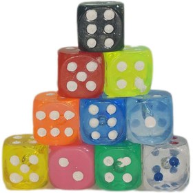 تصویر تاس 14 ميل رنگي 