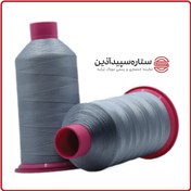 تصویر نخ دوخت پلی دوراک ترکیه طوسی روشن کد 107 سایز 2 