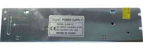 تصویر پاورسوئیچینگ (ترانس) 20 آمپر 12 ولت LED power supply 12V 20A