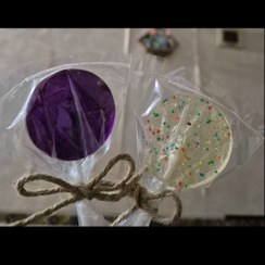 تصویر آب‌نبات چوبی پک 6تایی 