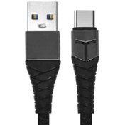 تصویر کابل تبدیل USB به USB-C تسکو مدل TC C186 طول 1 متر ا TSCO TC C182 Charging&Transmission Cable TSCO TC C182 Charging&Transmission Cable