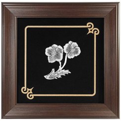 تصویر تابلو نقره دو گل 