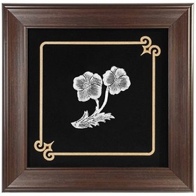 تصویر تابلو نقره دو گل 