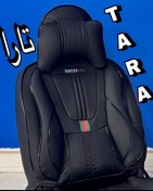 تصویر روکش صندلی تاراچرم مدل گوچی پدطبی سروگودی کمر درجه1کوالیتی بالاوعالی تاراv1‌‌وv2وv3وv4پلای تارا 