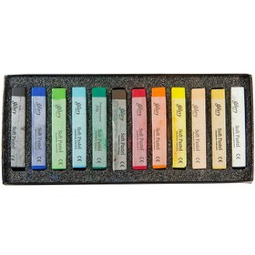 تصویر پاستل گچی ۱۲ رنگ گالری 