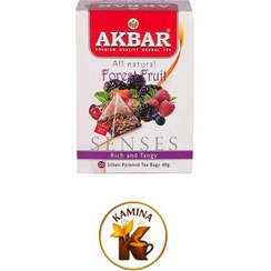 تصویر دمنوش میوه‌های جنگلی قرمز حجم 20عددی 