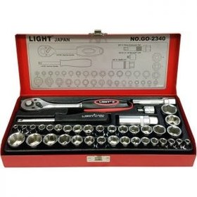 تصویر جعبه 26 عددی آچار بکس تاپ تول مدل GCAD2607 Toptul GCAD2607 Socket Set 26pcs