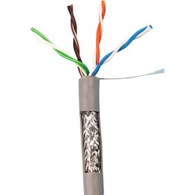 تصویر کابل شبکه CAT6 SFTP برندرکس تست فلوک طول 500 متر ا BrandRex CAT6 SFTP Network Cable Fluke Test Length 500 m BrandRex CAT6 SFTP Network Cable Fluke Test Length 500 m