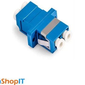 تصویر آداپتور فیبر نوری LC-LC سینگل مود داپلکس LC-LC Single Mode Duplex Fiber Optic Adapter