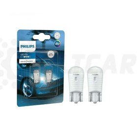 تصویر لامپ LED پایه آریایی W5W مدل Pro3000 فیلیپس – Philips (اصلی) Philips W5W LED 6000k