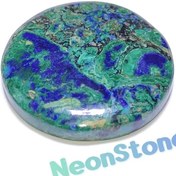 تصویر مالاکیت آزوریت وارداتی تاپ گرید سایز بزرگ ،منظره ای بینظیر 