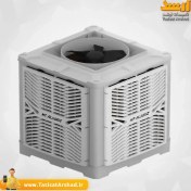 تصویر کولر سلولزی 25000 پلیمری نیرو تهویه البرز مدل بالا زن TYPHOON6/250U Alborz TYPHOON6/250U air conditioner