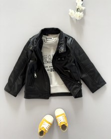 تصویر کت چرم 