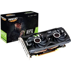 تصویر کارت گرافیک اینو تری دی مدل GEFORCE RTX 2060 SUPER TWIN X2 OC حافظه 8 گیگابایت INNO3D GEFORCE RTX 2060 SUPER TWIN X2 OC 8GB Graphics Card