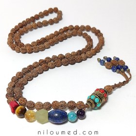 تصویر تسبیح پاکسازی رودراکشا هفت چاکرا 