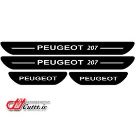 تصویر برچسب پارکابی طرح PEUGEOT 207 کد 10128 