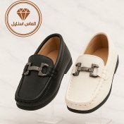 تصویر کفش کالج بچه‌گانه چرمی وارداتی | اسپرت، شیک و مناسب مهمانی و روزمره 