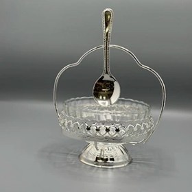 تصویر ظرف مربا آنتیک کویین آن کد 6348 