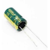 تصویر خازن 1000mf_16v پک ده عددی خازن الکترولیتی