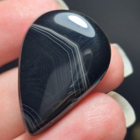 تصویر نگین عقیق سلیمانی معدنی کد Z7030 