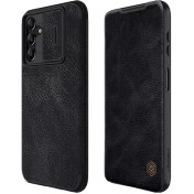 تصویر کیف کلاسوری نیلکین مدل QIN PRO LEATHER مناسب برای گوشی موبایل سامسونگ (4G) Galaxy A14 - مشکی 