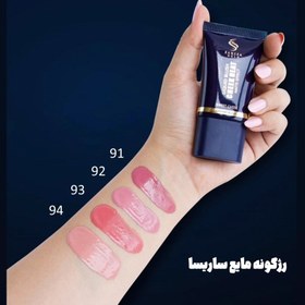 تصویر رژگونه مایع ساریسا گلد با بافت سبک با پیگمنت بالا - ۹۱ SARISA GOLD