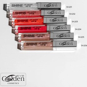 تصویر رژلب شاین مایع GOLDEN EYE 