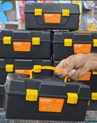 تصویر جعبه ابزار مانو مدل 505 با ۲ قفل پلاستیکی 