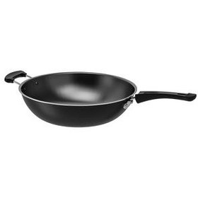 تصویر ماهی تابه ووک ایکیا مدل TOLERANT خط و خش دار iKEA TOLERANT WOK FRYING PAN