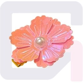 تصویر گیره مو گل هفت رنگ 