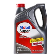 تصویر روغن موتور موبیل 10w-40 حجم 4.73 لیتر SN mobil super 10w-40 SN