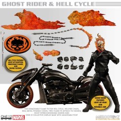 تصویر اکشن فیگور Ghost Rider سایز ۱۹ سانتیمتر 
