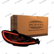 تصویر چراغ جلو اسپرت 206 برند مدرن و کروز پلاس طرح Acord بسته دو عددی - مدرن / مولتی کالر ( ریموتی ) 