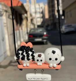 تصویر آویز ماشین طرح قند 