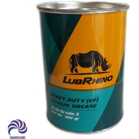 تصویر گریس لیتیم نسوز سبز حجم 900 گرمی برند لوبرینو محصولی از آسیا ژوله LITHIUM GREASE HEAVY DUTY NLGI GRADE 3