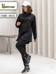 تصویر ست مانتو شلوار ورزشی زنانه Reebok کد 005 Reebok womens sports coat and pants set code 005