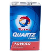 تصویر روغن موتور توتال 10W-40 Quartz 7000 حجم ۴ لیتر (قوطی فلزی) 