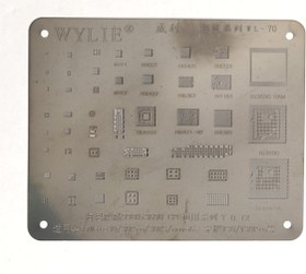 تصویر شابلون مشکی WYLIE WL-70 مناسب پایه سازی آی سی های برد گوشی های موبایل 