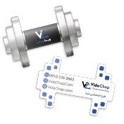 تصویر کارت ویزیت سلفون مات قالب باشگاه بدنسازی 