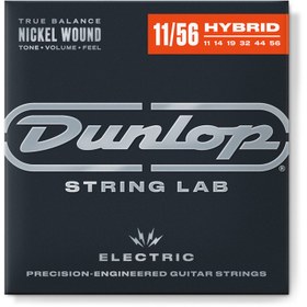 تصویر DUNLOP NICKEL WOUND ELECTRIC GUITAR STRINGS 11-56 