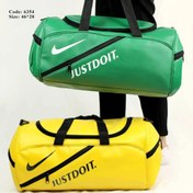 تصویر کیف ورزشی نایک بزرگ و جادار چرم صنعتی سبز 