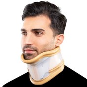 تصویر گردنبند سخت چانه دار سما طب پاکان کد 1020 - رنگ:کرم - سایز:S 