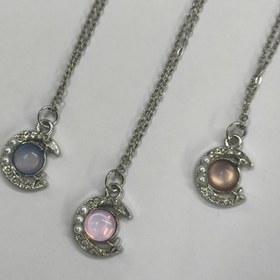 تصویر گردنبند طرح ماه 