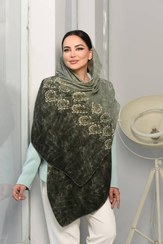 تصویر شال مدرن برشکا جنس نخ پنبه 